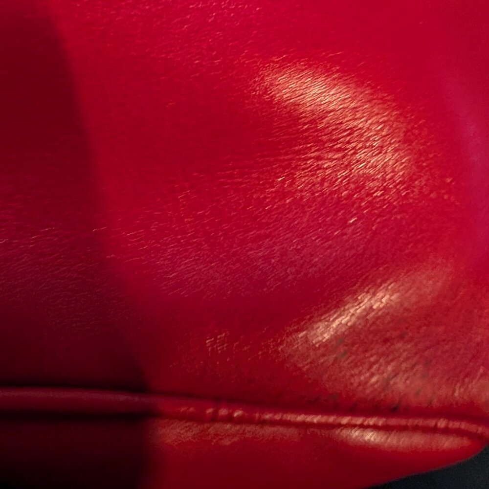 Movado leather clutch makeup bag - FLAW - Picture 6 of 9